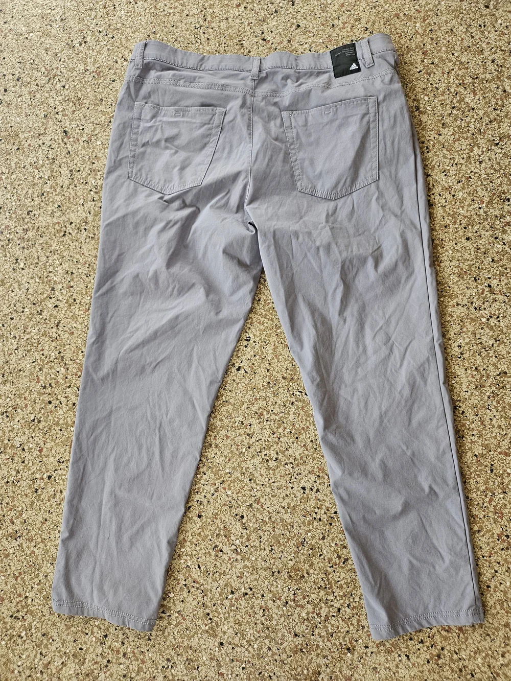 Adidas Go To 5 Pocket Men's Casual Grey Golf Pants Tapered 36x30